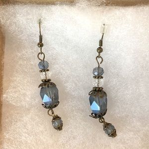 Handmade glass bead earrings